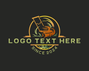 Grass Lawn Mowing logo