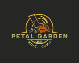 Grass Lawn Mowing logo design