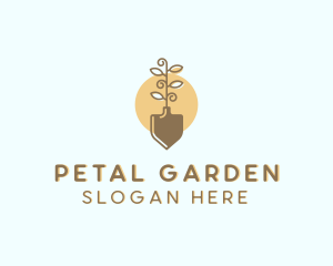 Tree Planting Shovel logo design