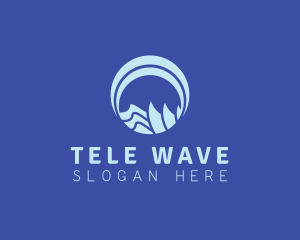 Water Beach Wave logo design