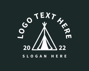 Outdoor Camping Tent  Logo