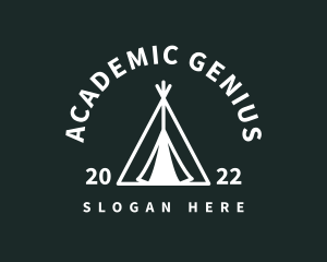 Outdoor Camping Tent  logo design