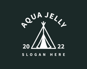 Outdoor Camping Tent  logo design