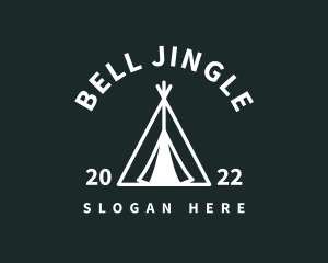 Outdoor Camping Tent  logo design