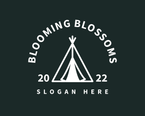 Outdoor Camping Tent  logo design