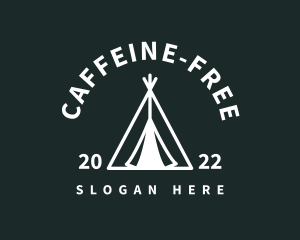 Outdoor Camping Tent  logo design