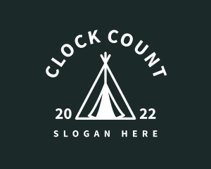 Outdoor Camping Tent  logo design