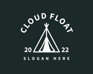 Outdoor Camping Tent  logo design