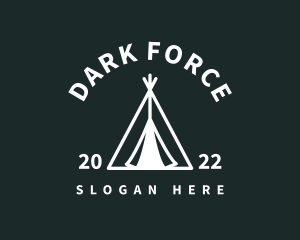 Outdoor Camping Tent  logo design