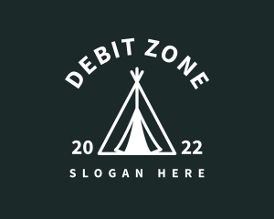 Outdoor Camping Tent  logo design