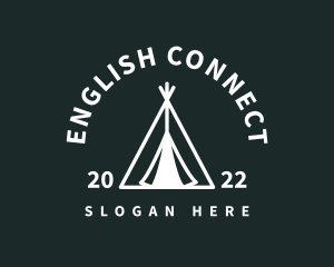 Outdoor Camping Tent  logo design