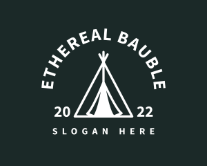 Outdoor Camping Tent  logo design