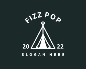 Outdoor Camping Tent  logo design