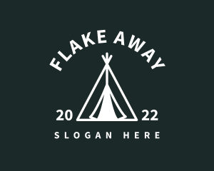 Outdoor Camping Tent  logo design