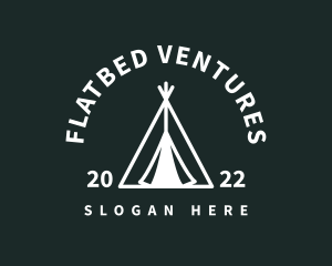 Outdoor Camping Tent  logo design