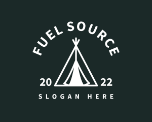 Outdoor Camping Tent  logo design