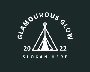 Outdoor Camping Tent  logo design