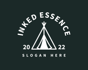 Outdoor Camping Tent  logo design