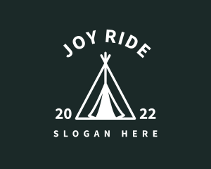 Outdoor Camping Tent  logo design