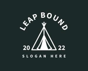 Outdoor Camping Tent  logo design