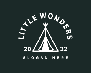 Outdoor Camping Tent  logo design