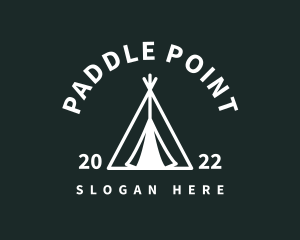 Outdoor Camping Tent  logo design