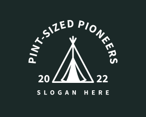 Outdoor Camping Tent  logo design