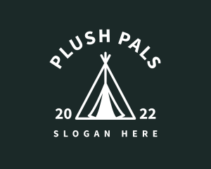 Outdoor Camping Tent  logo design