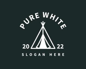 Outdoor Camping Tent  logo design