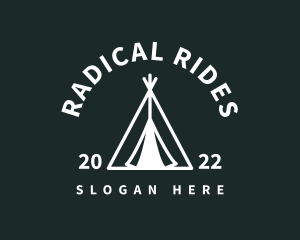 Outdoor Camping Tent  logo design