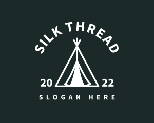 Outdoor Camping Tent  logo design