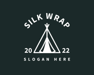 Outdoor Camping Tent  logo design