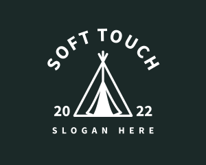 Outdoor Camping Tent  logo design