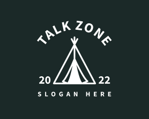 Outdoor Camping Tent  logo design