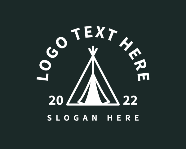 Tent logo example 4