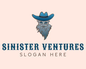 Blue Skeleton Cowboy logo