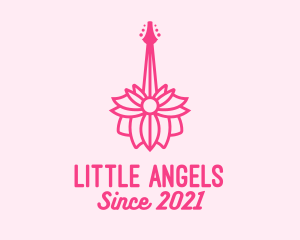 Pink Floral Guitar logo