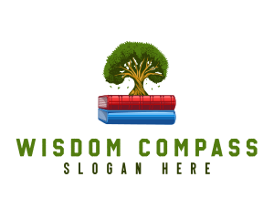 Learning Book Oak Tree logo