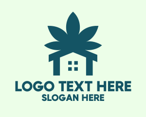 Green Marijuana House  logo