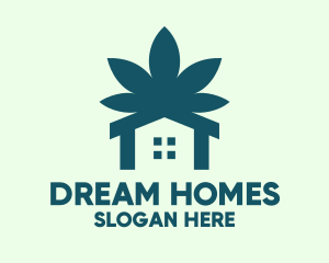 Green Marijuana House  logo