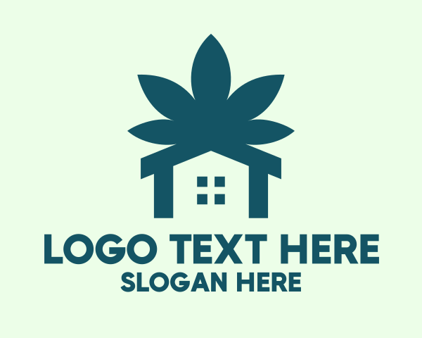 Marijuana Leaf logo example 4