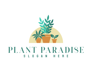 Landscaping Garden Plant logo design