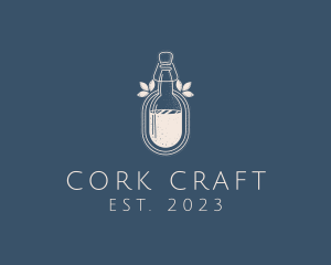 Kombucha Cork Bottle  logo