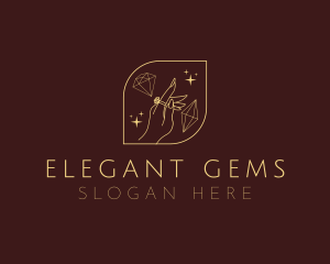 Elegant Diamond Jewelry  logo design