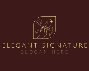 Elegant Diamond Jewelry  logo design