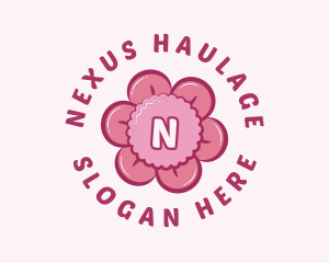 Pink Flower Boutique logo design