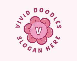 Pink Flower Boutique logo design