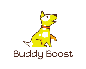 Cute Yellow Puupy logo