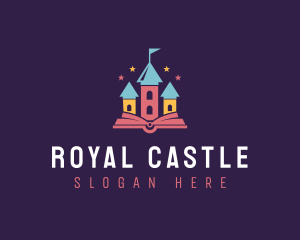 Kindergarten Book Castle logo design