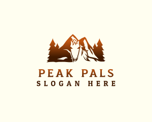 Colt Mountain Peak logo design